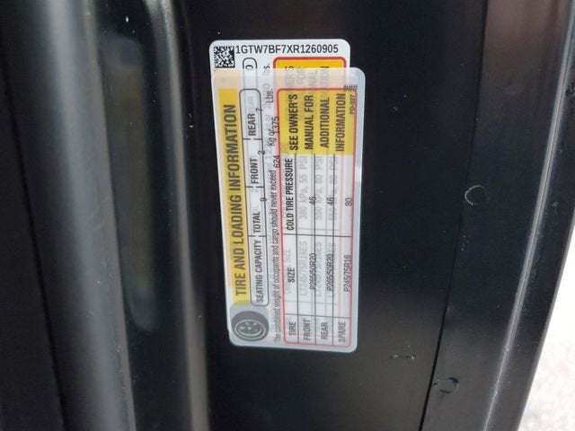 2024 GMC Savana Cargo 2500 Work Van