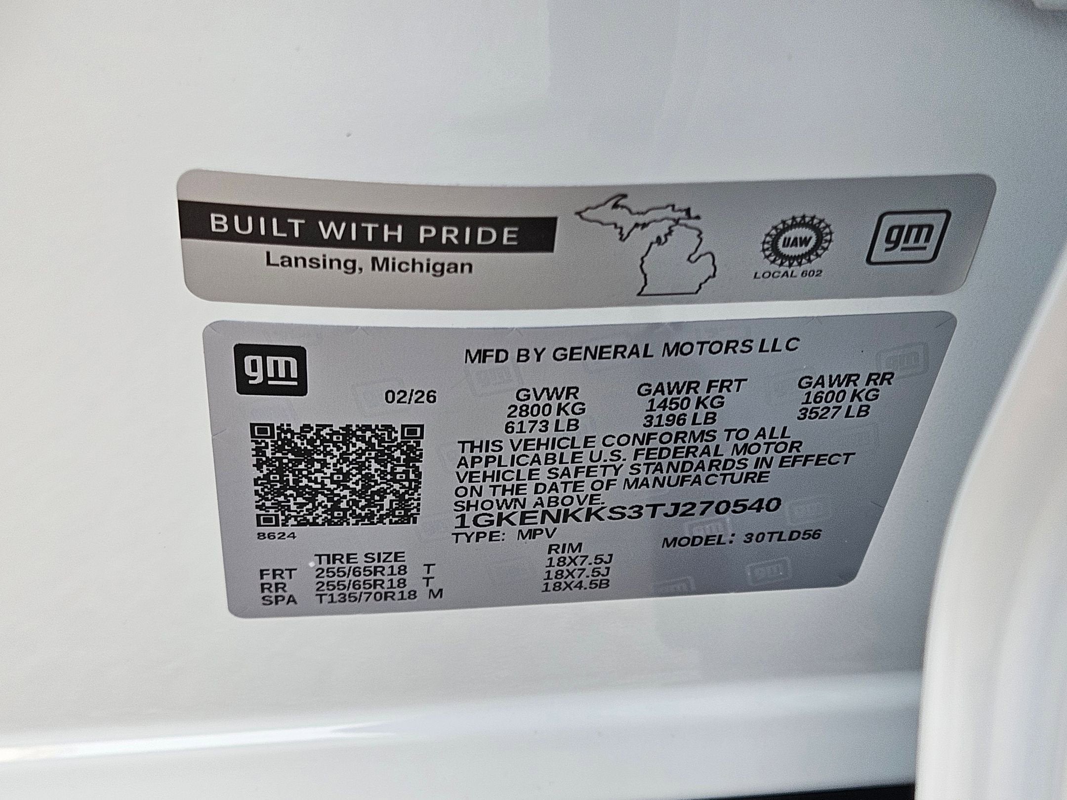 2026 GMC Acadia Elevation