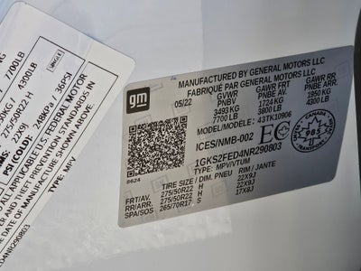 2022 GMC Yukon XL SLE