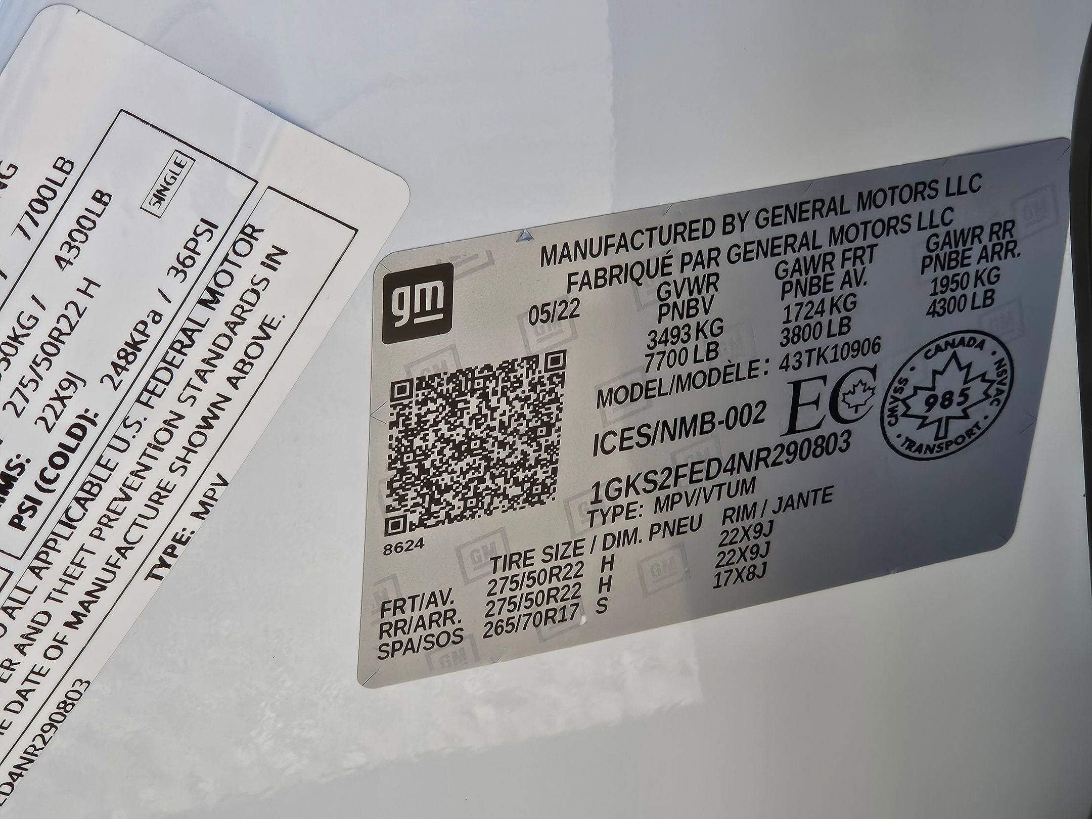 2022 GMC Yukon XL SLE