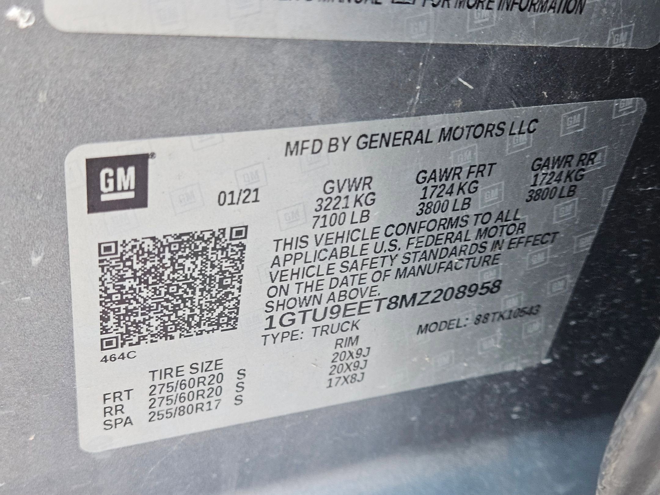 2021 GMC Sierra 1500 AT4