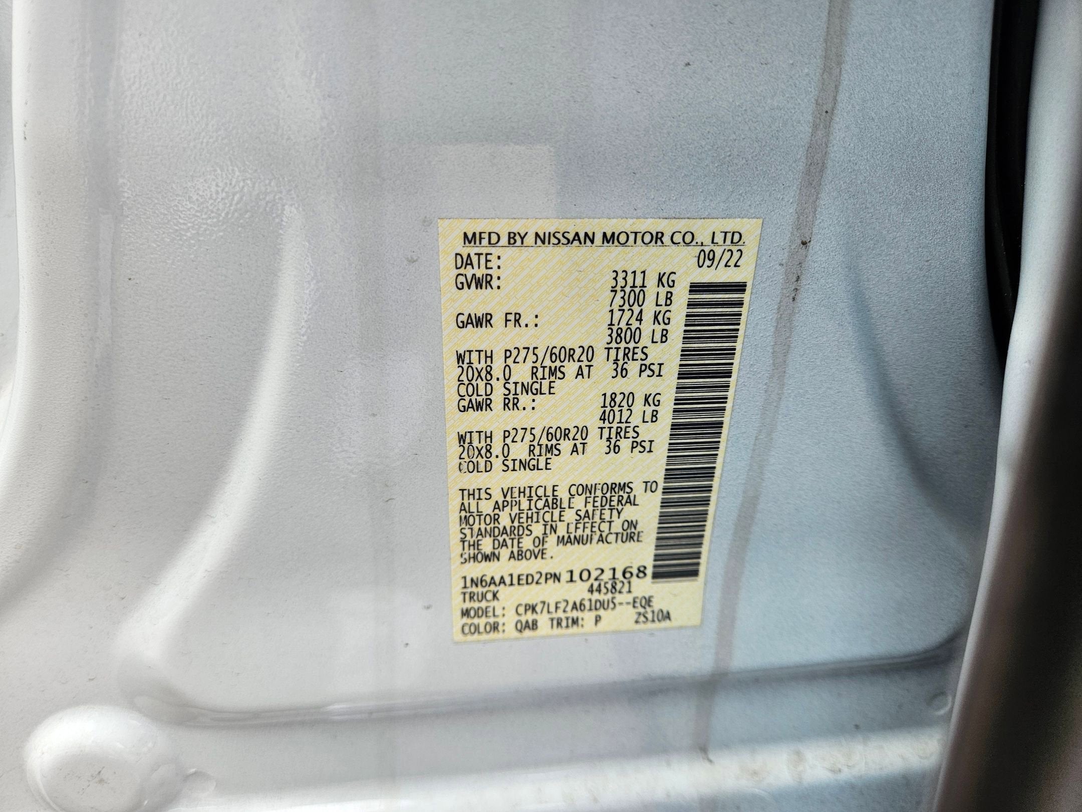 2023 Nissan TITAN Crew Cab Platinum Reserve 4x4