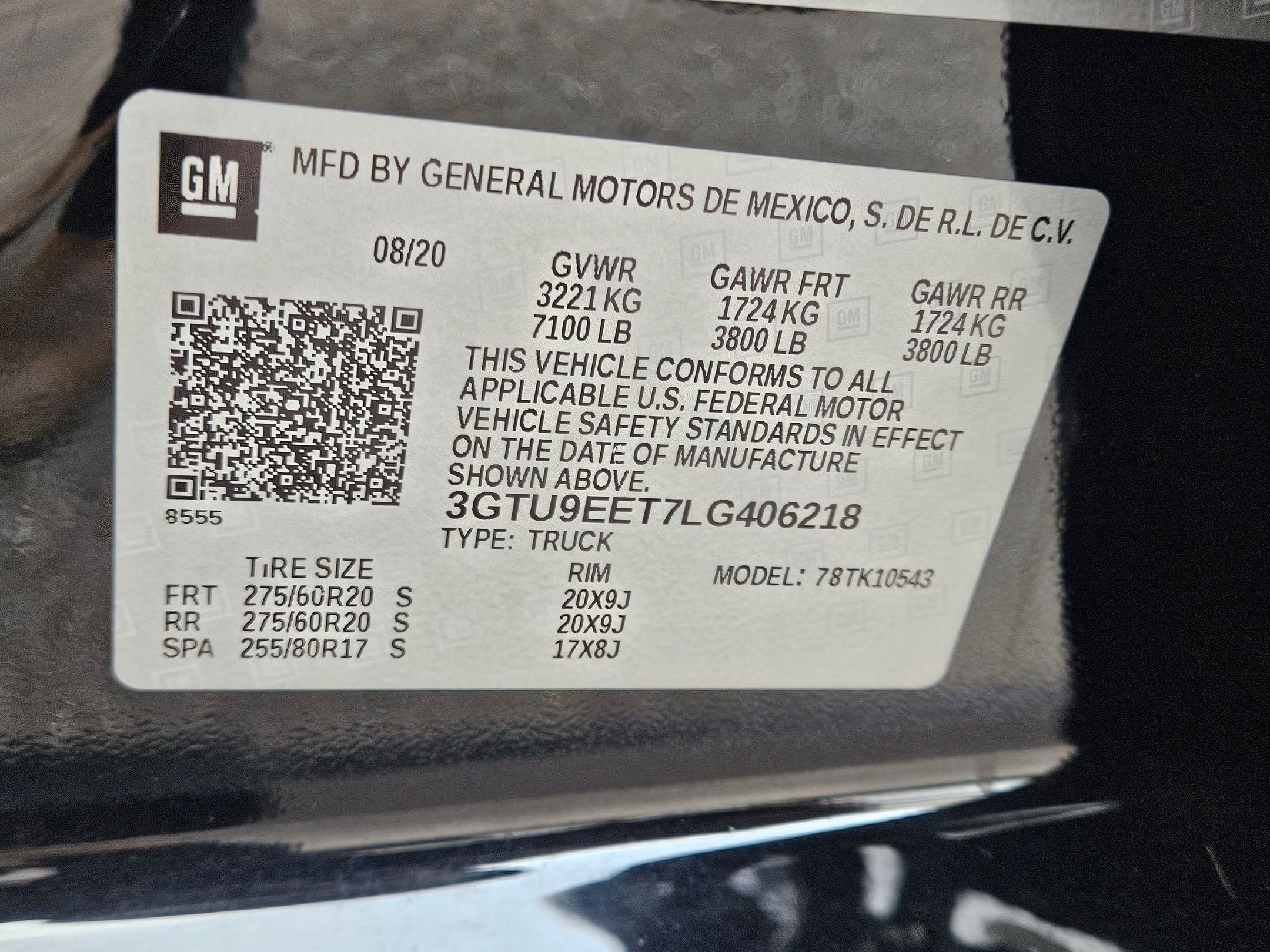 2020 GMC Sierra 1500 AT4