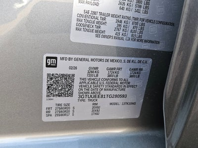 2026 GMC Sierra 1500 AT4