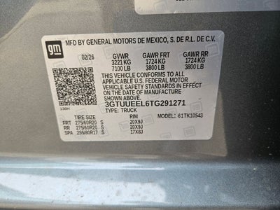 2026 GMC Sierra 1500 AT4