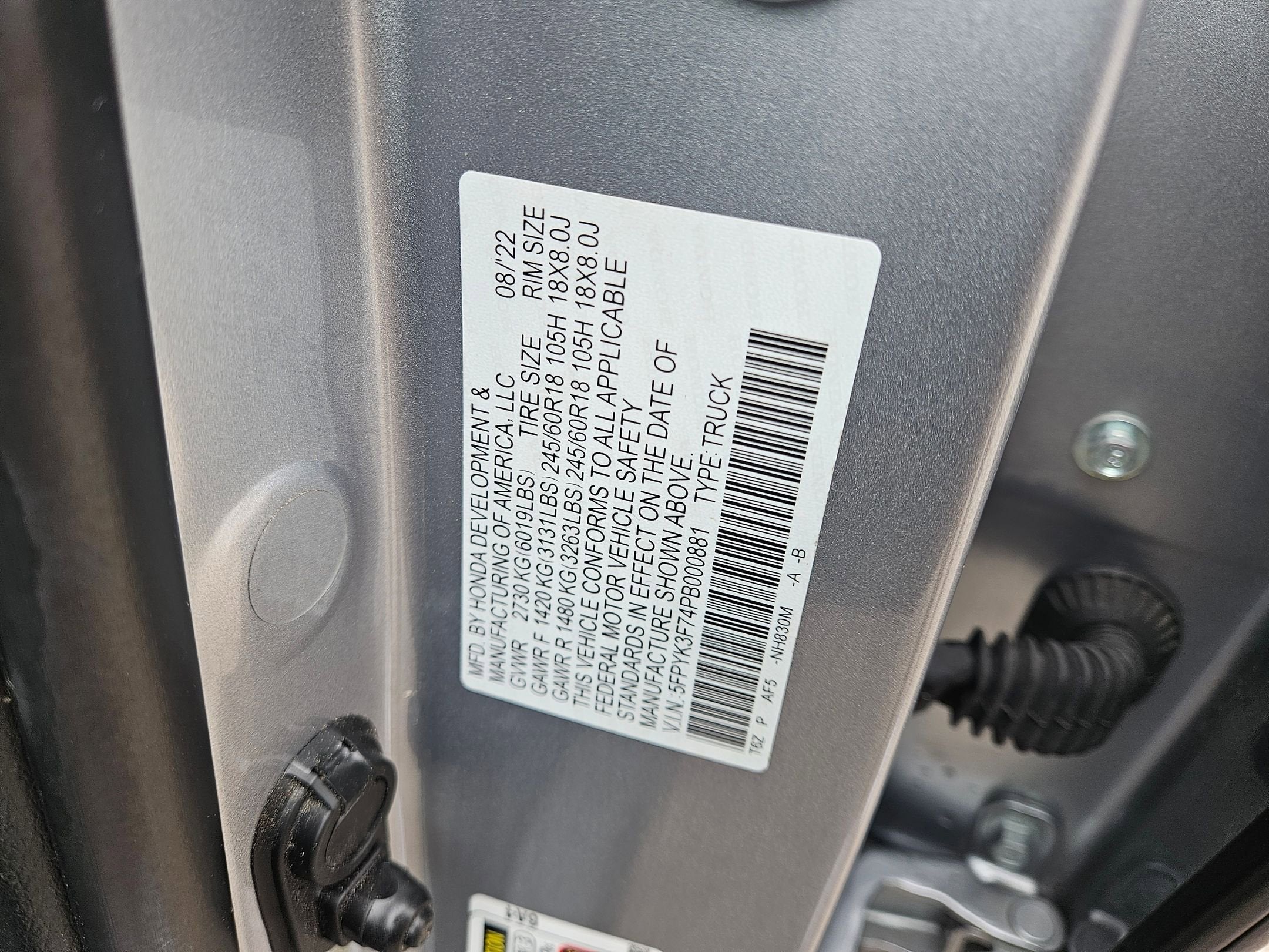 2023 Honda Ridgeline RTL-E