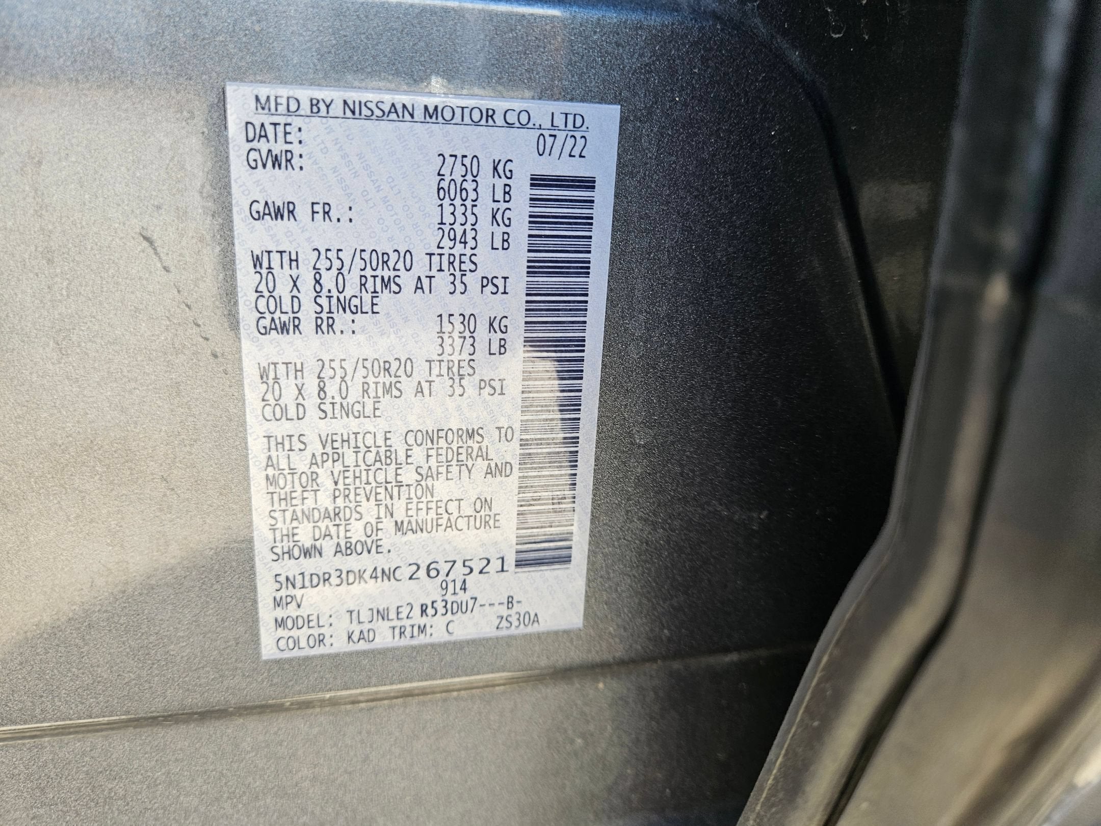2022 Nissan Pathfinder Platinum 4WD