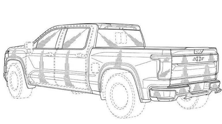 2027 GMC Sierra 1500 side profile design study