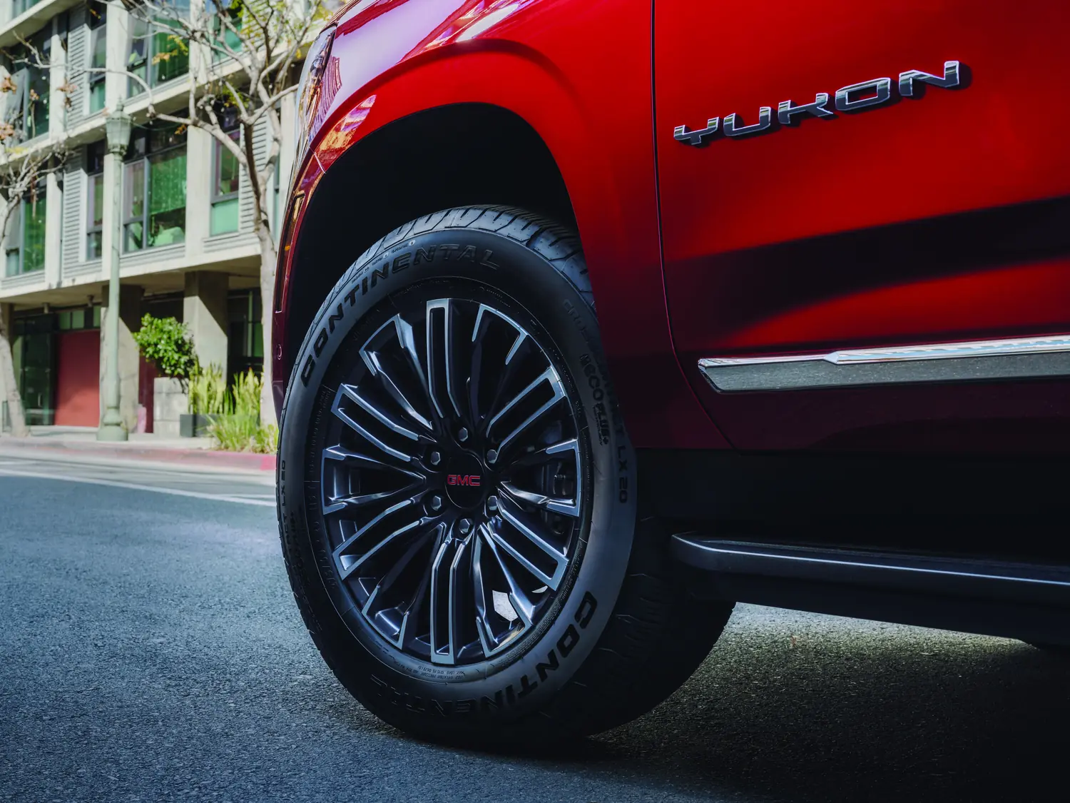 2027 GMC Yukon Elevation 20 inch machined and painted Satin Graphite wheel with YUKON badge