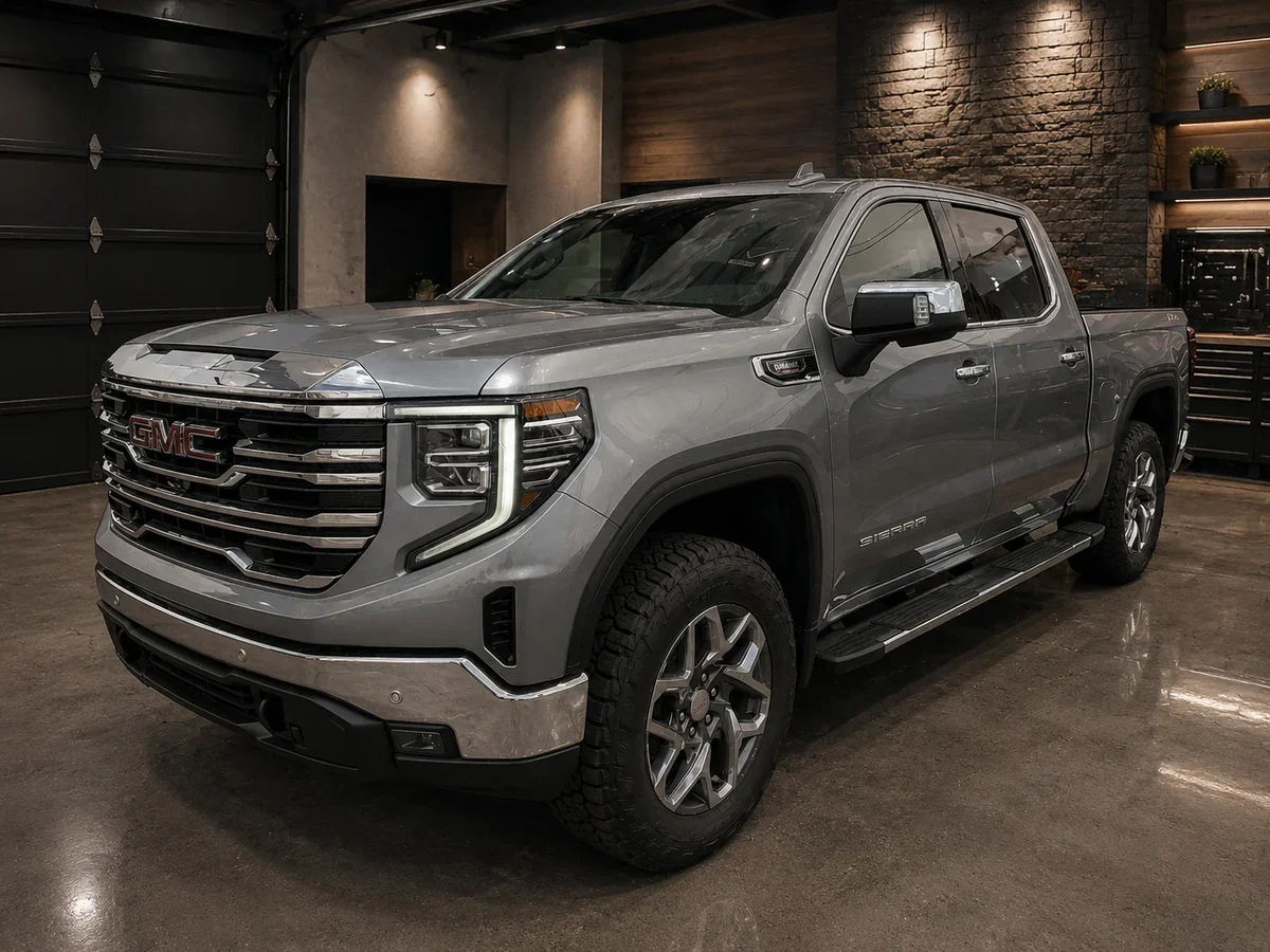2026 GMC Sierra 1500 SLT with 2 inch leveling kit on Nitto Recon Grappler tires