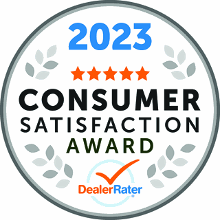 2023 Cars.com DealerRater Consumer Satisfaction Award seal