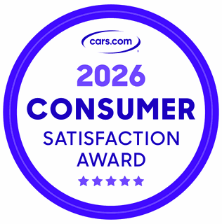 2026 Cars.com DealerRater Consumer Satisfaction Award seal
