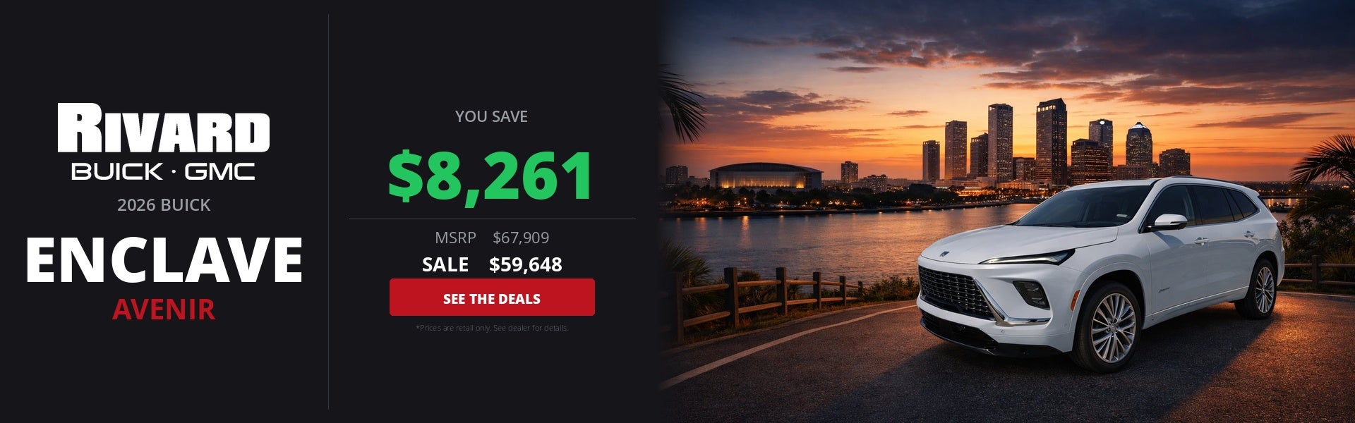 2026 Buick Enclave Avenir – Save $8,261 at Rivard