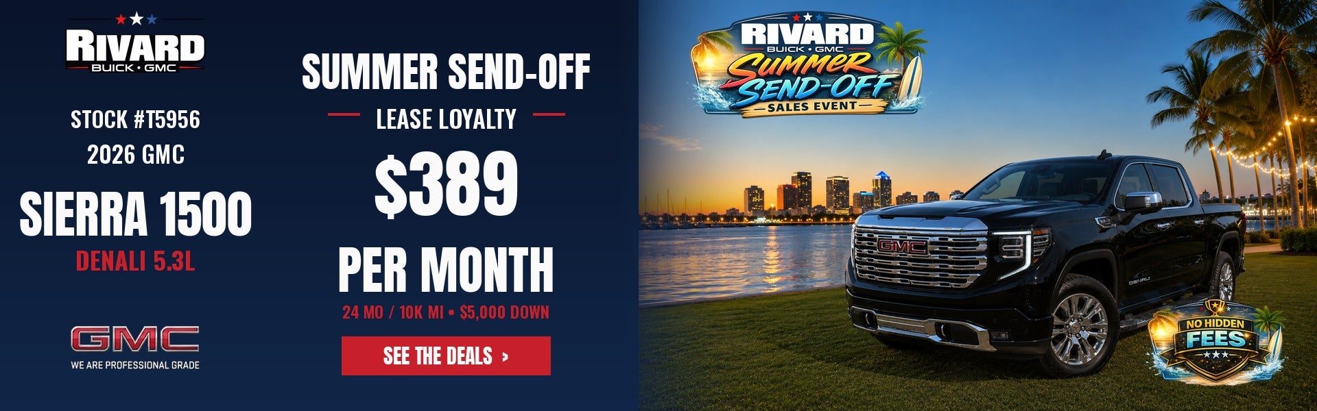 2026 GMC Sierra 1500 Denali - $389/mo lease loyalty (51)