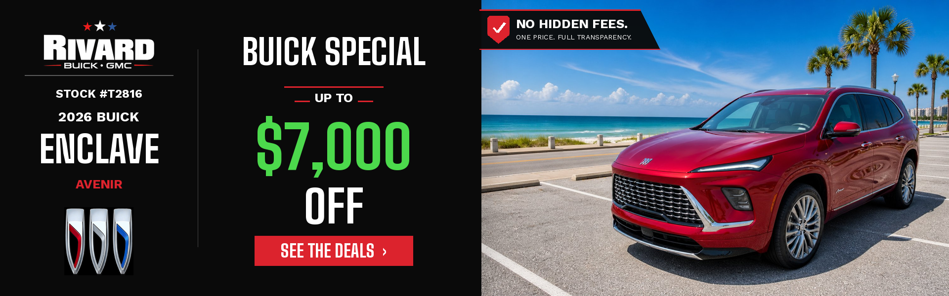 2026 Buick Enclave Avenir - Up to $7,000 Off