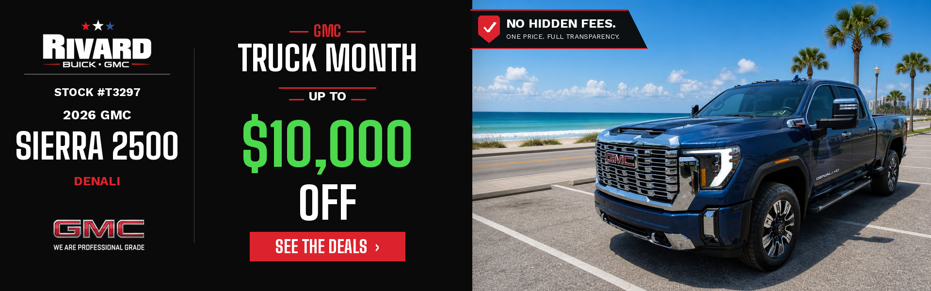 2026 GMC Sierra 2500 Denali - Up to $10,000 Off