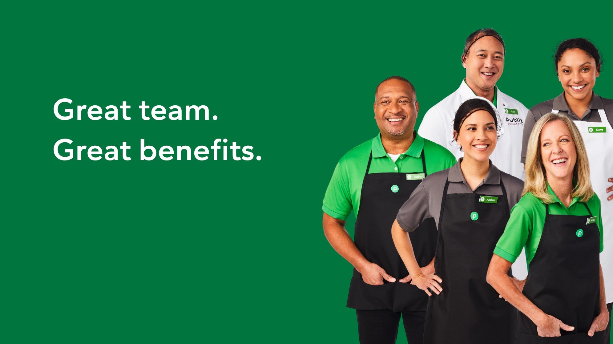 Publix employees — Great Team, Great Benefits — GM Supplier Discount Tampa Bay