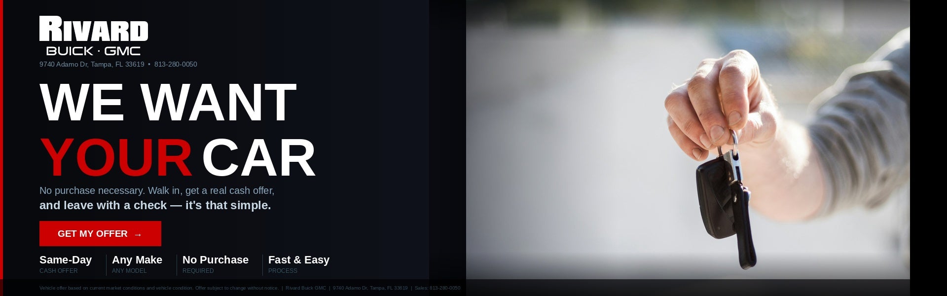 Sell Your Car in Tampa FL | Rivard Buick GMC